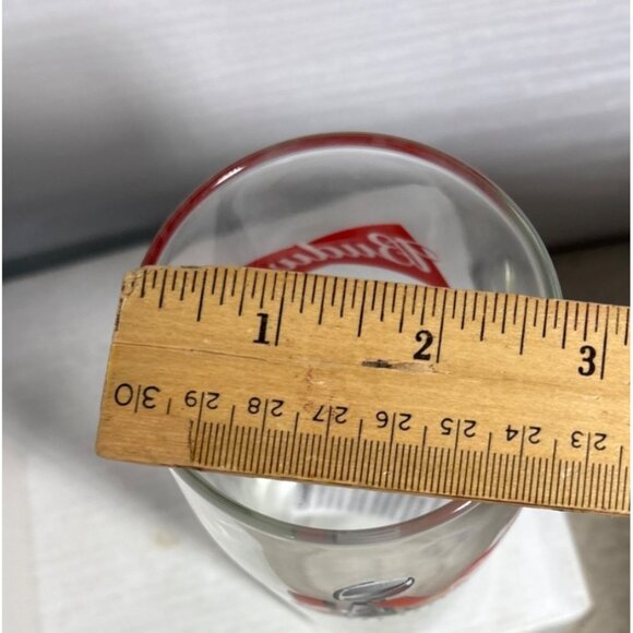 Super Bowl LVI Los Angeles Clear Glass With Original Box Budweiser Football - Picture 9 of 9